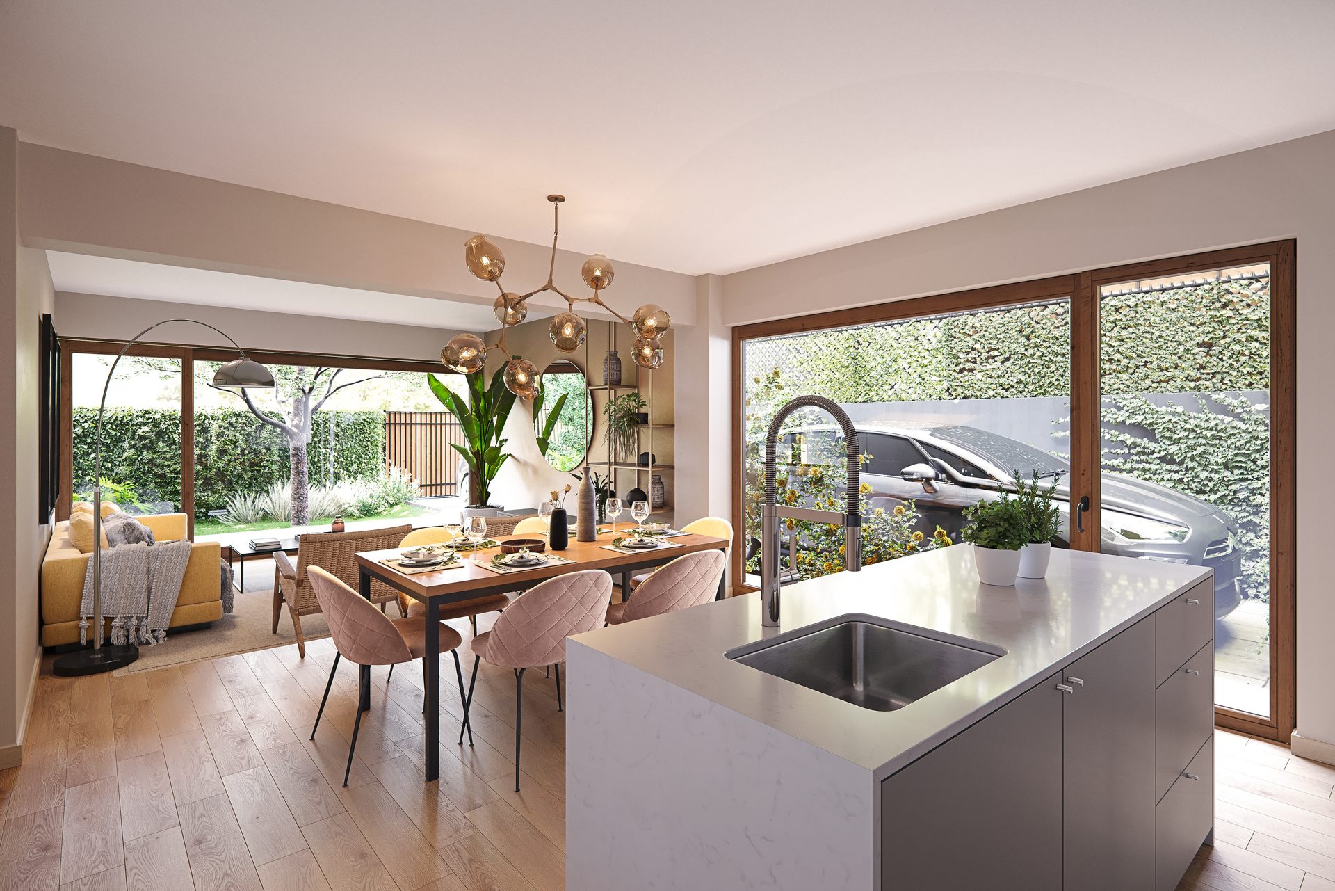 Living comedor integrado